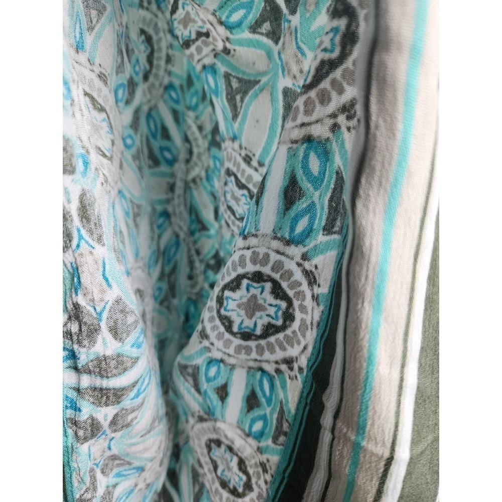 Catherines Springwater Gauze Kimono sz XL 1X  Geoprint nwt boho festival - Picture 3 of 8